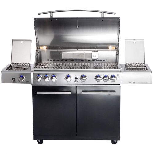 DE-LUXE TOP-LINE - ALL'GRILL CHEF XL - BLACK  Steakzone® u. Air System - 4