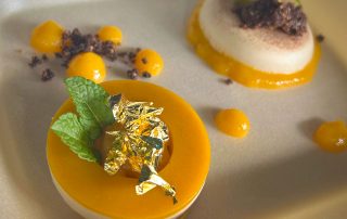 Panna Cotta Mignon Duo serviert