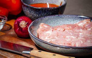 BBQ-Schweinegeschnetzeltes